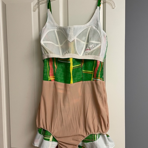 Vintage 60-70s Romper Swimsuit Women, Cole of California, size 16 - Picture 3 of 11